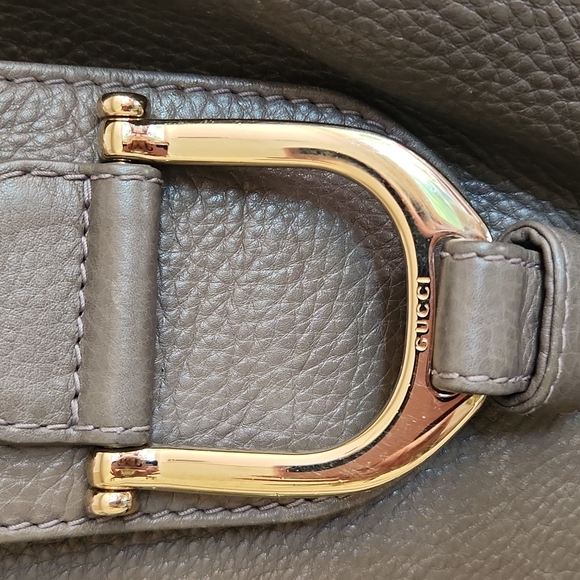 GUCCI GREENWICH SHOULDER BAG GREY MEDIUM - Picture 3 of 13